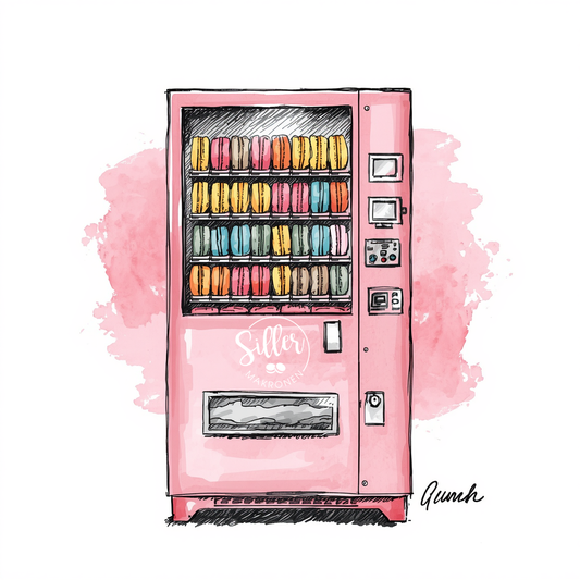 Macarons rund um die Uhr: Der 24/7 Automat von Sillermakronen in Wien
